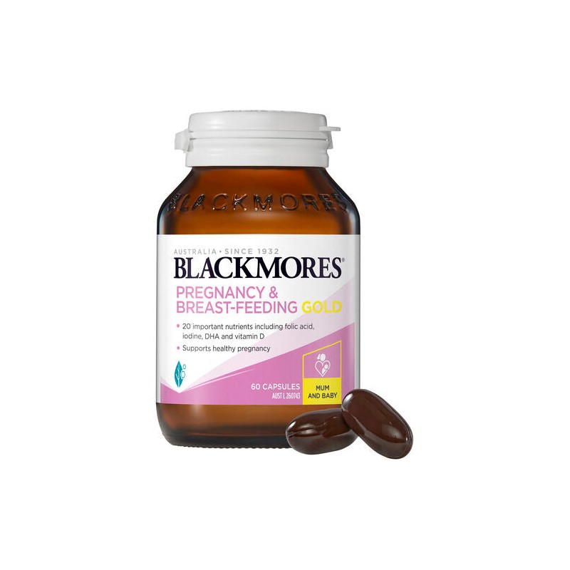 Blackmores Pregnancy and Breast-Feeding Gold 60 Capsules