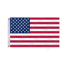 Flagmax American Flag - Durable USA Flag with Eyelets, 5ft x 3ft (150cm x 90cm) US Flag for Outdoor and Indoor Display, High-Quality Stars and Stripes Design