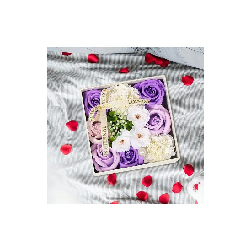 Youpin Jabón De Flores Con De Jabón Romántico, Perfumado