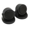 2pcs Dome Tweeter Car Audio Speaker Black 20W Loudspeaker Universal
