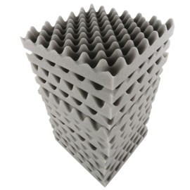 Sound Proof Foam Panels For Walls, 12 Piece Det Soundproof Wall Panels Acoustic Foam Panels 30 * 30 * 5cm For Homes, Ktvs, Studios, Theaters, Cinemas, Offices (Grey)