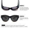 Face Shadow Polarised Over Sunglasses Over Normal Glasses Women's UV400