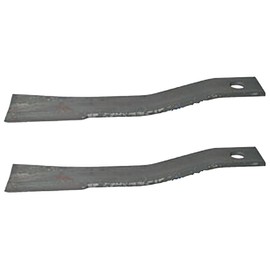 Set of 2 New CCW Lift Rotary Cutter Blade Fits Bush HOG 1206, 1256, 12610, 12615, 12720, 1310, 1315, 206, 2315, 2415, 256, 2610, 2615, 2720, 276, 286, 306, 310, 315, 3610, 3615, 3715, SQ172, SQ
