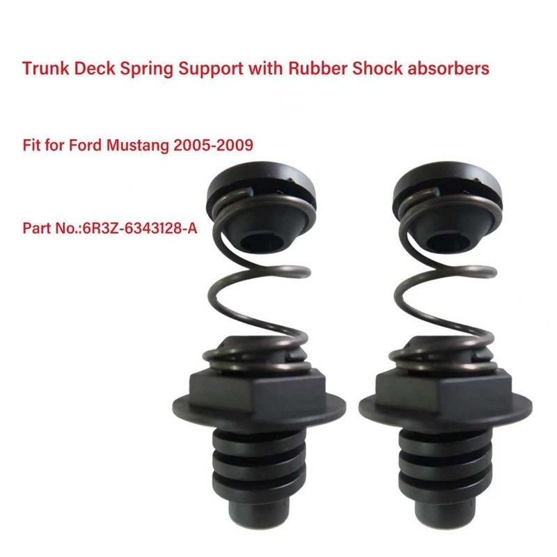 2pcs Trunk Deck Spring Support with Rubber Shock absorbers Fit