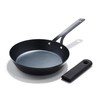 OXO Obsidian Pre-Seasoned Carbon Steel, 8" Frying Pan Skillet with