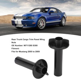 Rear Trunk Cargo Trim Panel Wing Nuts W711285 S300, High Impact for Mustang 2005 to 2009