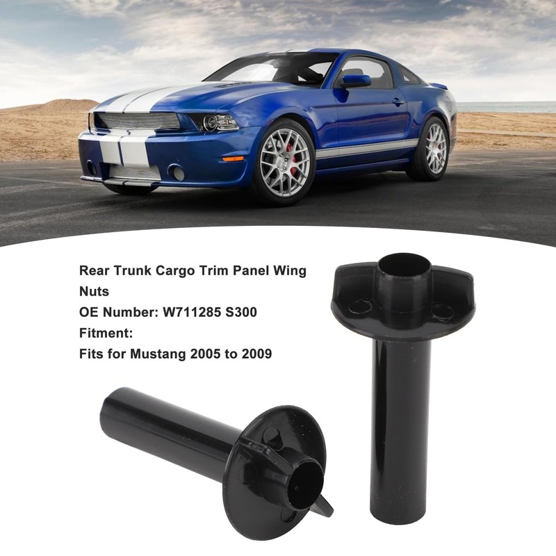 Rear Trunk Cargo Trim Panel Wing Nuts W711285 S300, High