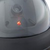 Relaxdays Dummy Kamera Dome mit LED-Licht, mit verstellbarem Kamerawinkel, Sicherheitskamera,