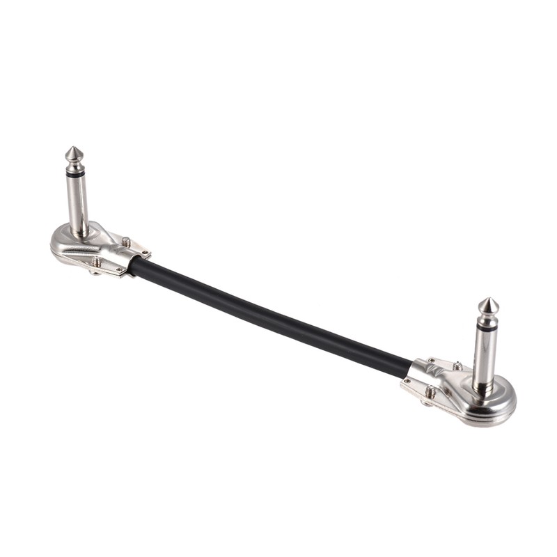 15cm/ 6in Guitar Effect Pedal Instrument Patch Cable 1/4'' Silver