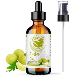 Bella Terra Oils - Organic Amla Oil 4 oz - Dive into Organic Amla's Nutritional Excellence, High in Vitamin C & E, Promotes Supple & Radiant Skin