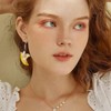 Dreuyet 4 Pairs Banana Earrings Set for Women Cute Resin