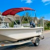 Sebnux Galvanized Steel Adjustable Boat Trailer Guide with PVC Pipes