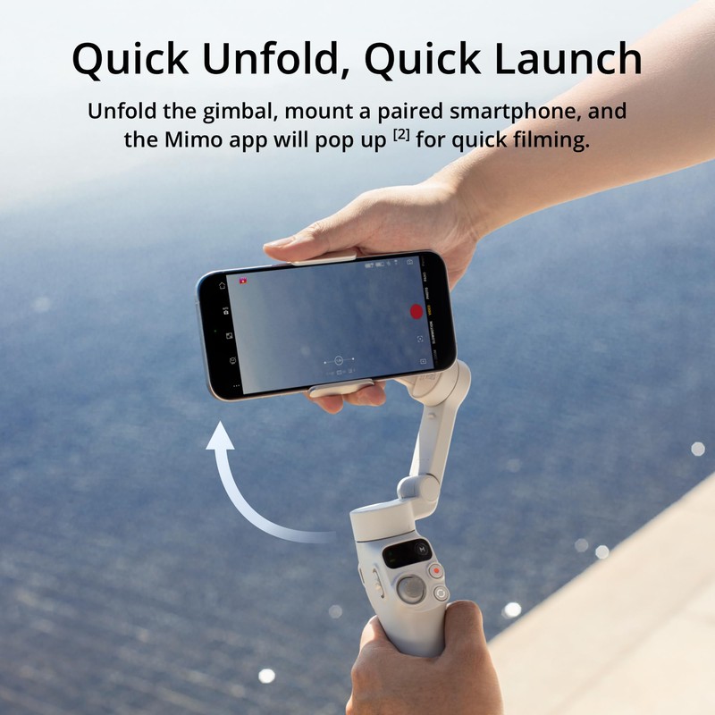 DJI Osmo Mobile 7 Gimbal Stabilizer for iPhone, Android, Built-in