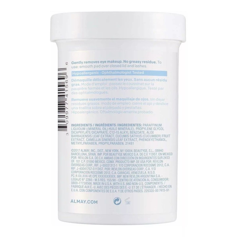 Almay Longwear Y Resistente Al Agua Desmaquillante De Ojos D
