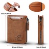 Sevitini Men's Leather Wallet, Genuine Leather Wallet with RFID Protection,
