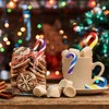 Fruidles Christmas 100-Pack Candy Canes Mini's Suckers, Multicolored Fruity Flavor,