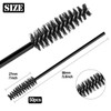 50PCS Disposable Eyelash Brushes Eyebrow Castor Oil Brush Mascara Wands