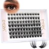 3D Fluffy Eyelash Cluster, EMEDA Individual Eyelash Cluster Eyelash Extensions