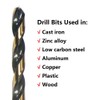 VALYRIANTOOL 60PCS Micro Drill Bits Set, HSS Black Gold Mini