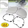 Unbranded Chrome Fairing Speaker Grilles Mesh Covers For Harley Road