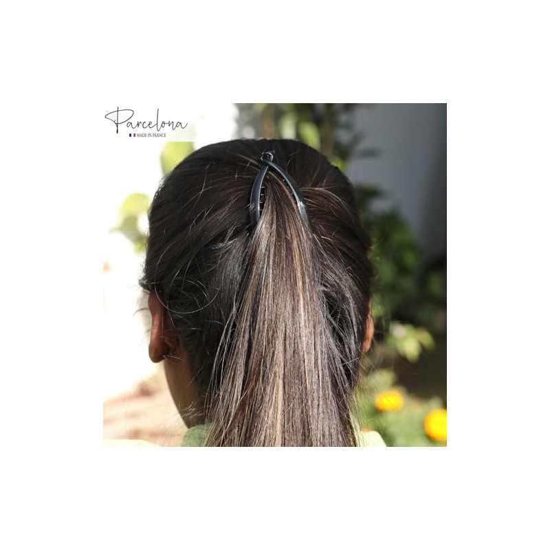 Parcelona Juego de 2 Pinzas para El Pelo Tipo Banana