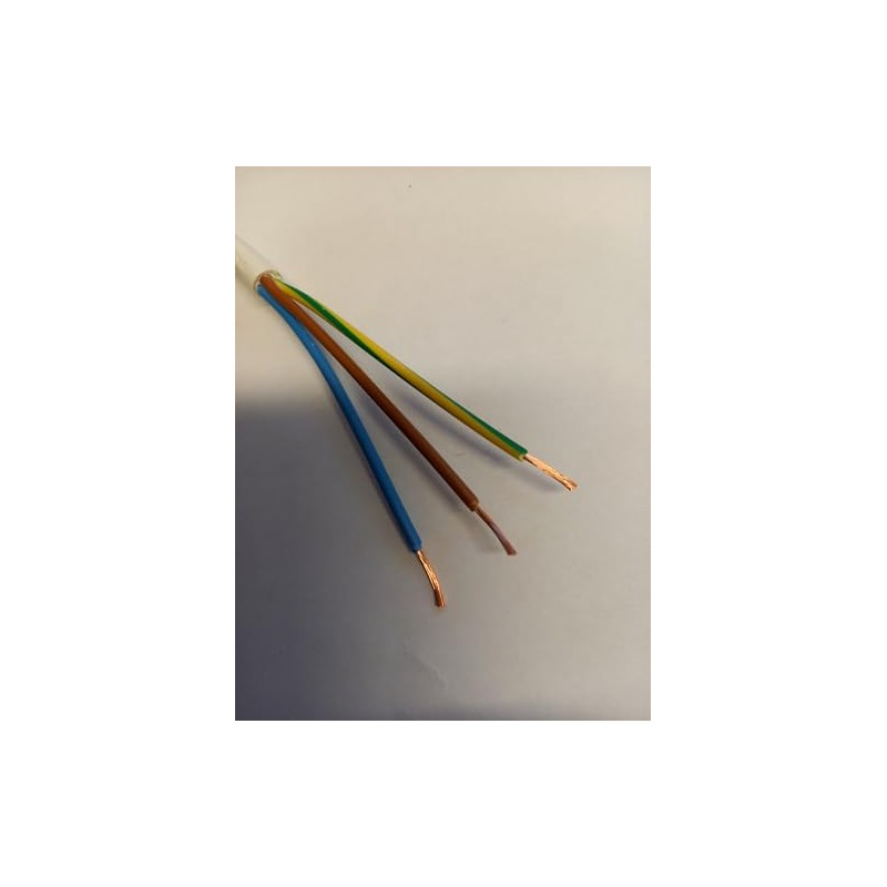 Ali's DIY 3 Core Round White Flex Flexible Cable 0.75