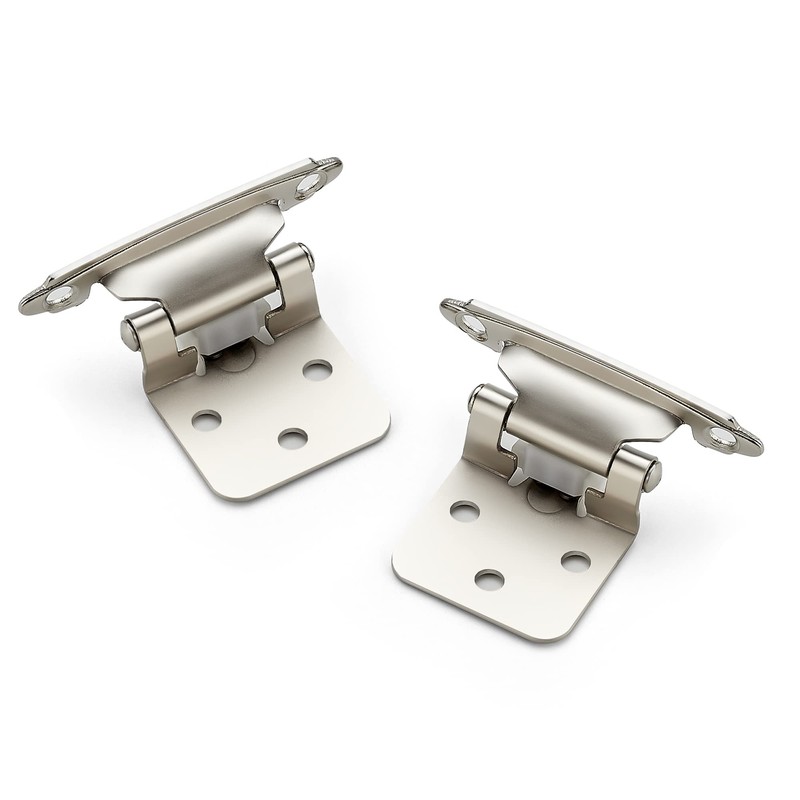 Ravinte 30 Pack (15 Pairs) 1/2 inch Overlay Cabinet Hinges,