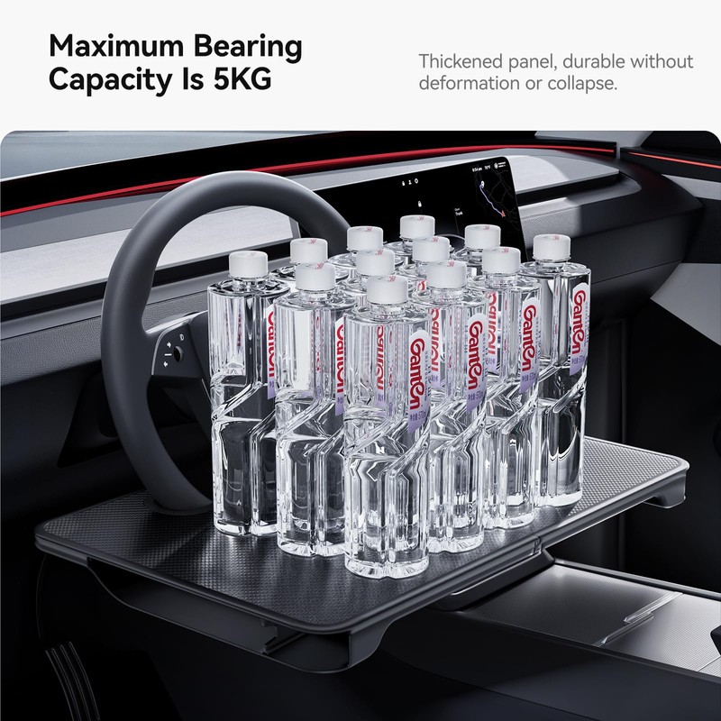 YONZEE 2-in-1 Car Steering Wheel Desk Tray & Car Seat