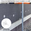 PATIKIL 50mm Self Stick Insulation Pins, 50Sets 2in Self Locking