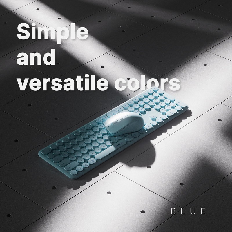 FCPLU x UBOTIE Wireless Keyboard and Mouse Combo with 110