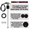 Geloo 240-33 ohms Marine Fuel Sending Unit, Stainless Steel, Black,