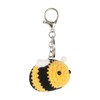 LightBeacon Key Chain Bee Key Ring Cute Crochet Bee Plush