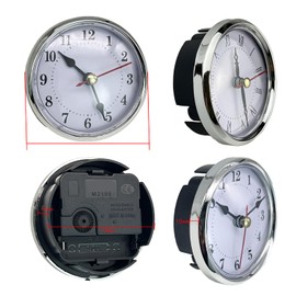 3-1/8Inch(80mm) Clock Insert Roman Numeral Round Watch Insert Trim for Decorating and Gifting