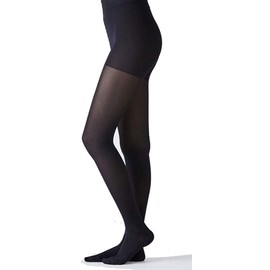 Rexfit Medical Elastic Stockings Thick Pantyhose with Toe Medium Compression Medium Black 1642