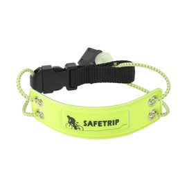 BULLSPANN Bicycle Reflective Bandage, Elastic Reflective Band, Reflective Strips for Cycling, Jogging, Improved Visibility, Flashing, Fluorescent Yellow, Pack of 1