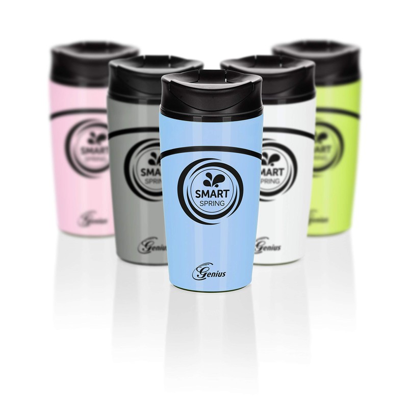 Genius Smart Spring "Never Fall" Drinking Bottle Thermal Cup Smoothie