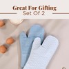 Folkulture Oven Mitts Heat Resistant 12" x 5.5" or Silicone