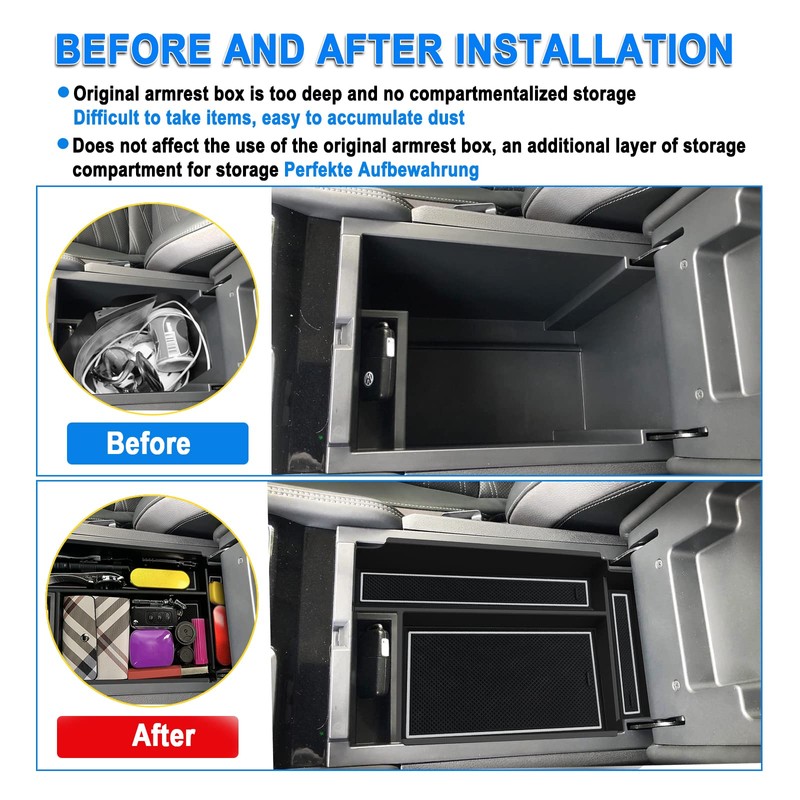 SHAOHAO for 2024 2025 Nissan Pathfinder Center Console Organizer Tray