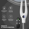 mollie Oscillating Pedestal Fan with Remote Control 12H Timer Portable