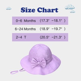 ECOSUMA Baby Beach Hat 2-5T Purple