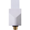 DUR-line FD Slim White Wafer-Thin Door/Window Feed-Through for SAT Cable