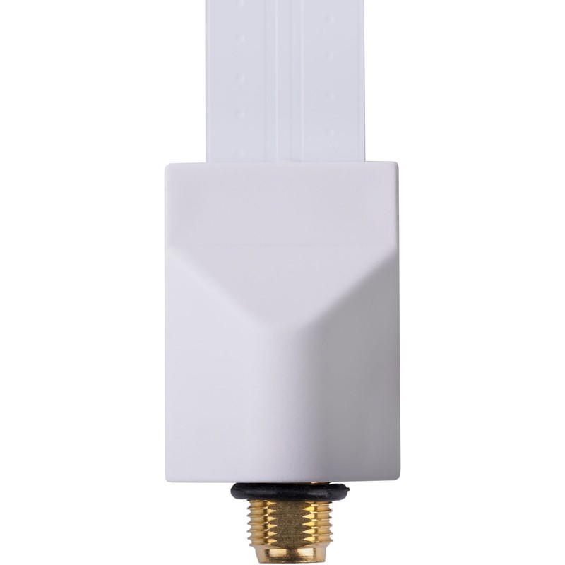 DUR-line FD Slim White Wafer-Thin Door/Window Feed-Through for SAT Cable