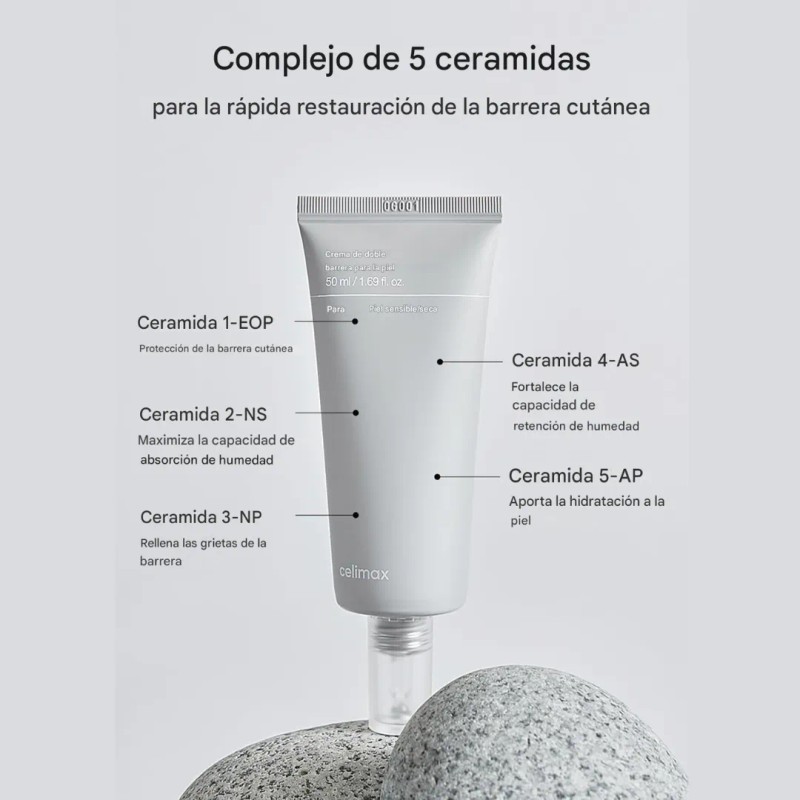 Crema Facial Celimax Dual Barrier Hidratante 50ml