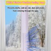 WENSSKKU White Window Weather Sealing Tape 2Inch X 65Ft,Window AC