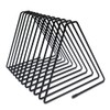 11 Adjustable Triangle File Folders Desk Vertical Magazine Rack Metal