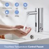 Automatic Touchless Bathroom Sink Faucet Sensor Motion Activated Commercial Hands
