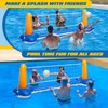 KIDDITOY Pool Volleyball Net, Pool Volleyball Set for Inground with