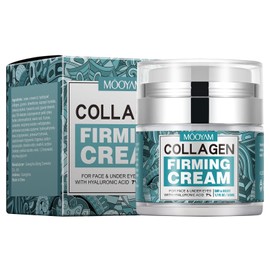Collagen Cream for Face, Retinol Hyaluronic Acid Cream for Tightening Skin, Day and Night Anti Aging Skin care Facial Moisturizer, Hydrating Face Lotion, Moisturizing Cream to lighting Wrinkles