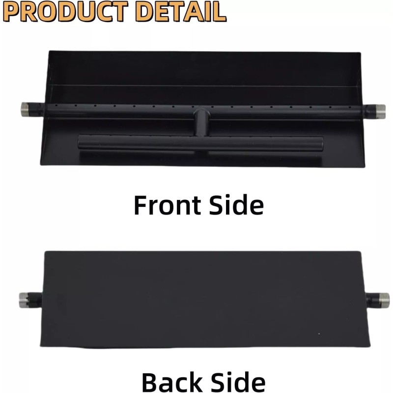 Garvee 22.5"x6" Rectangle Drop-in Fire Pit Pan Burner Kit Natural