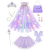VOKOFAYE Light Up Princess Dress Up Clothes for Girls 3